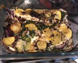 Une image de l'étape 6 de Filets de lingue bleue aux salicornes fraîches,citron confit et oignon rouge.