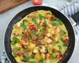Foto langkah ke 5 dari resep Omelette Spanyol.