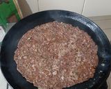 A picture of step 3 of Ragi rotti with egg burji.