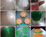 A picture of step 12 of Tri-colour China grass pudding.