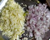 A picture of step 3 of Handva chilla.