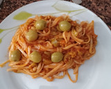 Foto del paso 4 de la receta: Tallarines con Aceitunas
