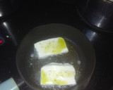 Foto del paso 3 de la receta: Tostas de queso de burgos a la plancha con mojo de cilantro