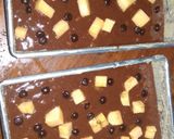 Foto langkah ke 3 dari resep Cake Pisang Cokelat No Mixer.