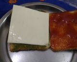A picture of step 1 of Tri colour bread fritters.