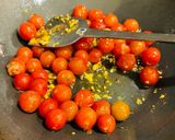 A picture of step 2 of Baby tomato shaak (curry).