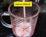 A picture of step 3 of Strawberry milkshake.