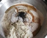 A picture of step 2 of Urad Dal Puri.