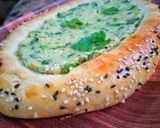 A picture of step 6 of Stuffed turkish pide bread.