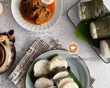 Gambar langkah 8 resipi Lemang Bakar Tanpa Buluh.