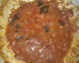 A picture of step 8 of Aatu Moolai Masala or Goat Brain Masala.