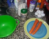 Foto del paso 1 de la receta: Carrot cake saludable, sin harinas refinadas fitness