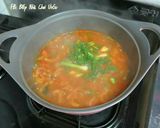 Hình bước làm 7 của món Súp Bí Đỏ 호박찌개