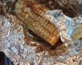 A picture of step 2 of Steam Baked Corn.