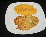 A picture of step 3 of CHICKEN FRANCAISE. JON STYLE.