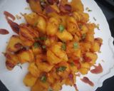A picture of step 4 of Crispy potatoes chunks.
