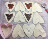 Foto del paso 1 de la receta: Corazones 💛 de mermelada y crema de cacao
