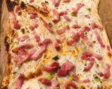 Φωτογραφία βήματος 2 της συνταγής Flammkuchen Tarte Flambe λέγεται στη Γερμανία και Γαλλία ! Με τυρί κρέμα, μπέικον, λιαστή ντομάτα