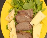 Foto del paso 2 de la receta: Ensalada de Rúcula, Queso y Carne