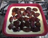 Une image de l'étape 10 de Flan aux prunes et crème de citron.