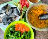 Foto langkah ke 1 dari resep Ikan Mas Kuah Asam Kemangi.