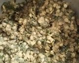 A picture of step 3 of Palak Dal fry.