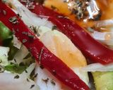 Foto del paso 10 de la receta: 156. Ensalada de Aguacate, Mozzarella y Pimientos del Piquillo