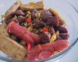 Foto langkah ke 5 dari resep Tumis Bakso Telur Orak-Arik.