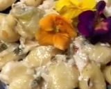 Une image de l'étape 4 de Gnocchi aux poireaux et cabillaud.