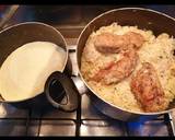 Cheese Stuffed chicken with Garlic and herb rice #wearetogether recipe step 1 photo