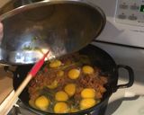 A picture of step 3 of Eggs with Chorizo.