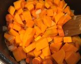 A picture of step 2 of Butternut Squash and Coconut Soup.