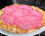 Foto del paso 4 de la receta: Pizza Salami con 4 Quesos Sin Lactosa