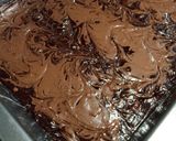 A picture of step 5 of Nutella Swirl Fudge Brownie 🤎🤎.