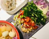 Foto langkah ke 2 dari resep Tumis udang cecek simple.