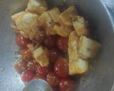 A picture of step 3 of Tomato wala paneer.