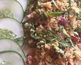 A picture of step 1 of Garri salad (gwabe).
