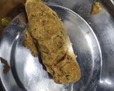 A picture of step 2 of Farali masala puri.