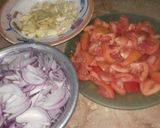 A picture of step 1 of PhoolGobhi Gosht.