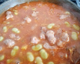 Foto del paso 8 de la receta: Arroz con longaniza, jamón y habas