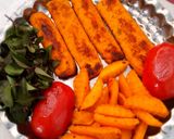 عکس مرحله 1 از دستور 🌺سیبزمینی تنوری و کباب مرغ در فر