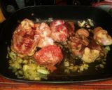 Foto del paso 2 de la receta: Guiso de fideos y huevos