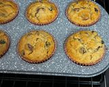 A picture of step 12 of Cranberry Oatmeal Muffins.