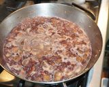 A picture of step 3 of Cremini Mushroom Sauce with Merlot - JON STYLE.
