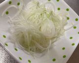 A picture of step 1 of Japanese Izakaya (Japanese pub) new Onion Salad.