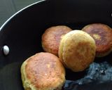 A picture of step 5 of Leftover Bharit stuffed Bati.