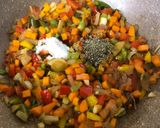 A picture of step 5 of Schezwan Egg Fried Rice.