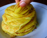 Foto langkah ke 7 dari resep Roti Maryam | Canai | Paratha Gurih Lembut Berlapis Anti Gagal.