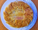 A picture of step 12 of Kuotie - Chinese Indonesian pan fried dumplings.