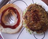 Foto del paso 12 de la receta: Hambuguesas🍔 de arvejas con tajadas de plátano🍌 maduro